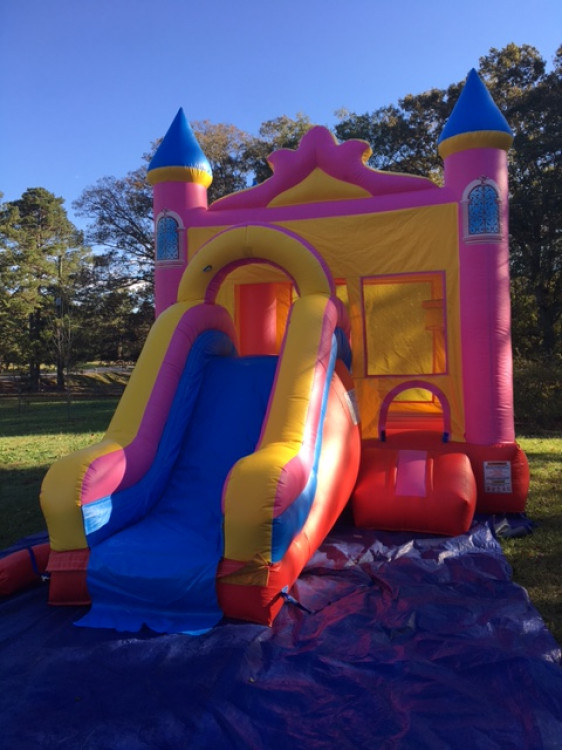 Princess Castle Bounce House Combo- Dry