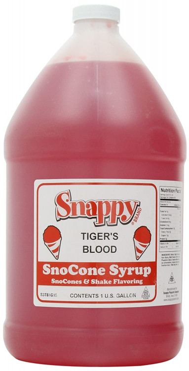 Tiger's Blood Snow Cone Syrup